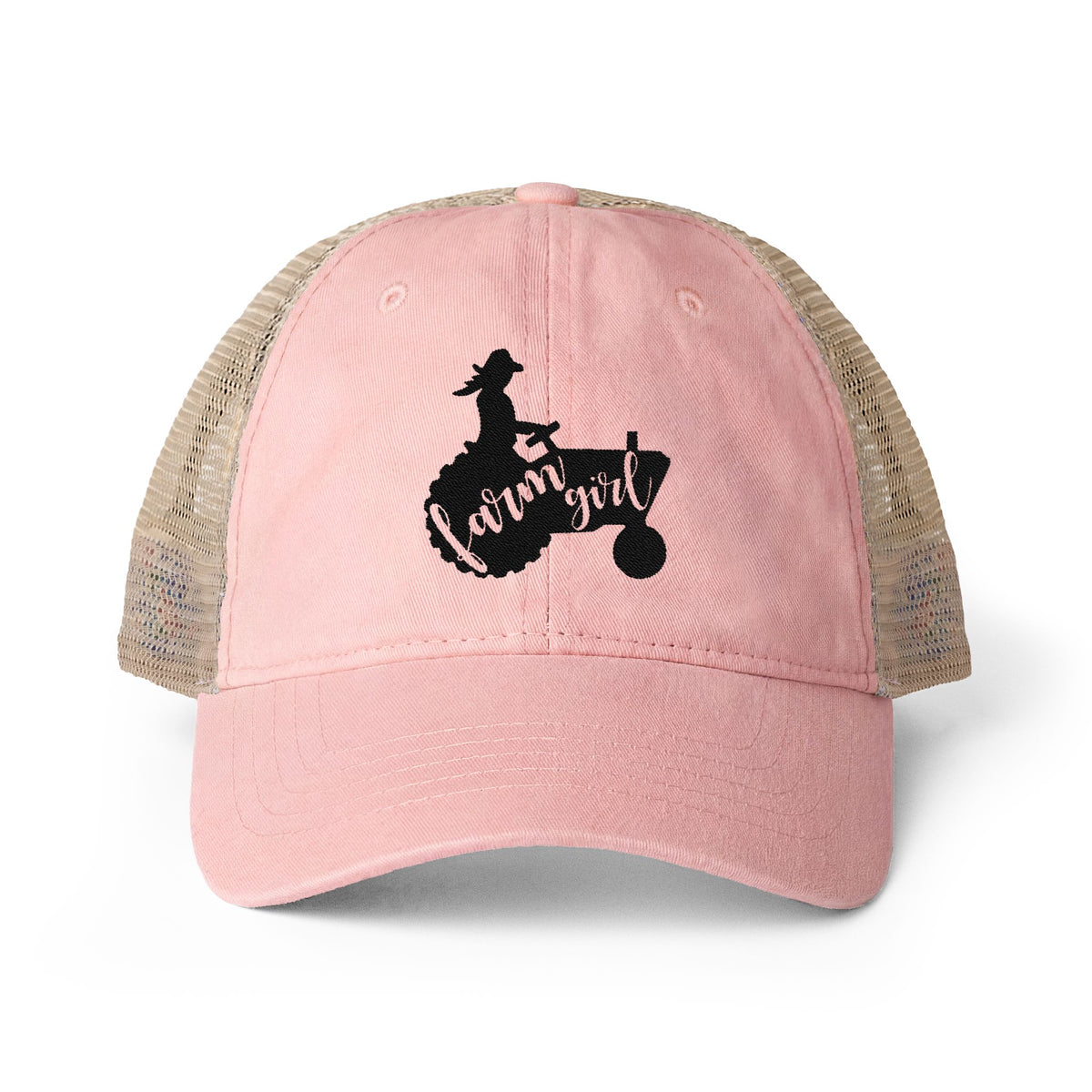 Farm Girl Women's Washed Mesh-Back Cap