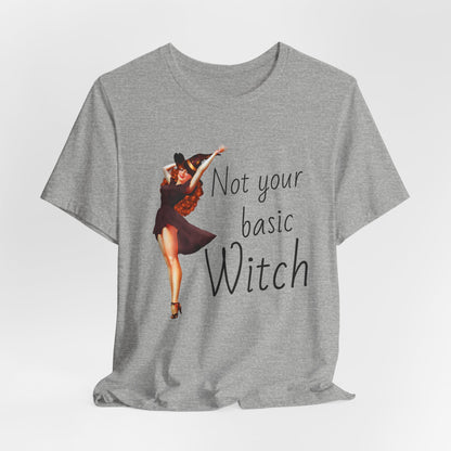 Not Your Basic Witch T-Shirt — Vintage Pinup Witch Tee