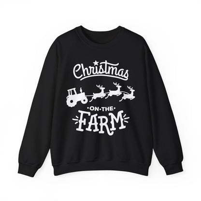 Christmas on the Farm Unisex Heavy Blend™ Crewneck Sweatshirt