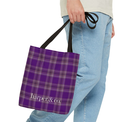 Chic Plaid Tote Bag for Everyday Use, Eco-Friendly, Perfect for Shopping, Gifts, or Travel