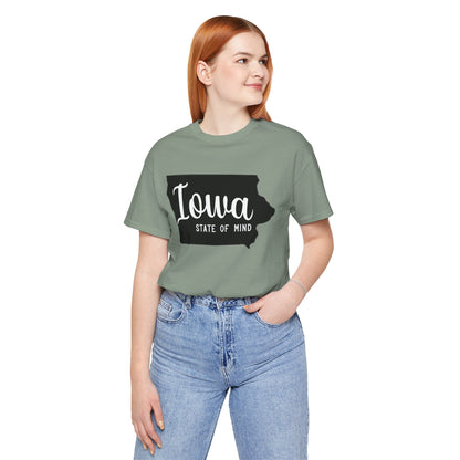 Iowa State of Mind Bella Canvas Jersey Short Sleeve Tee - Multiple Colors