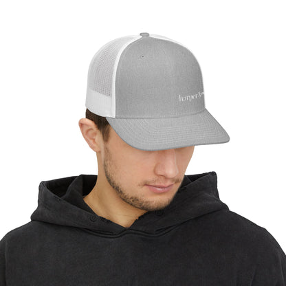 harper & co. Embroidered Trucker Cap — Classic Logo Snapback Hat