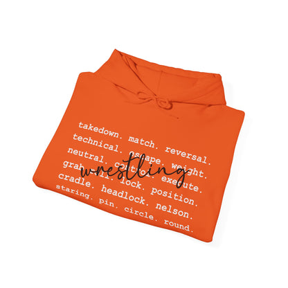 Wrestling Unisex Heavy Blend™ Hooded Sweatshirt
