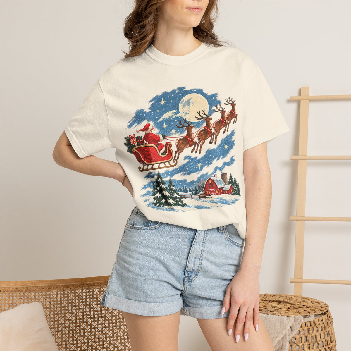 Christmas Santa Sleigh T-Shirt