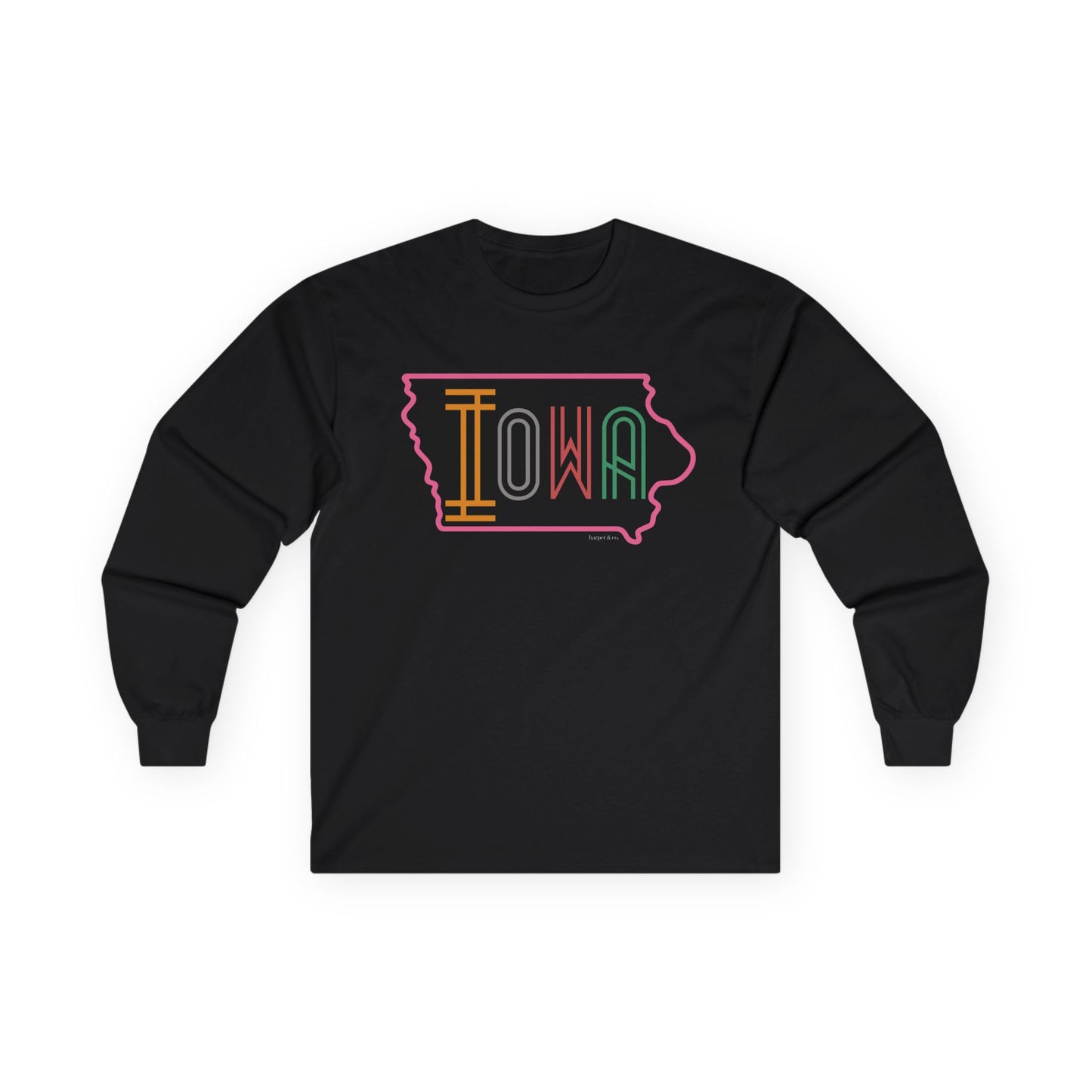 Iowa Bright Graphic Long Sleeve Tee