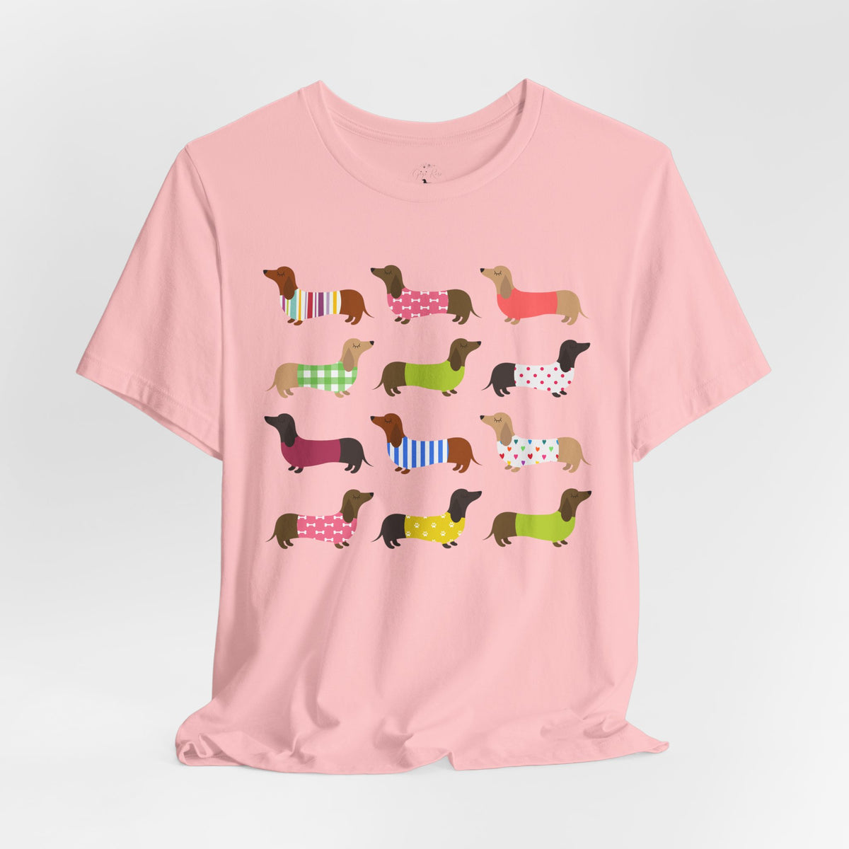 Colorful Dachshund Tee — Cute Wiener Dog Graphic T-Shirt