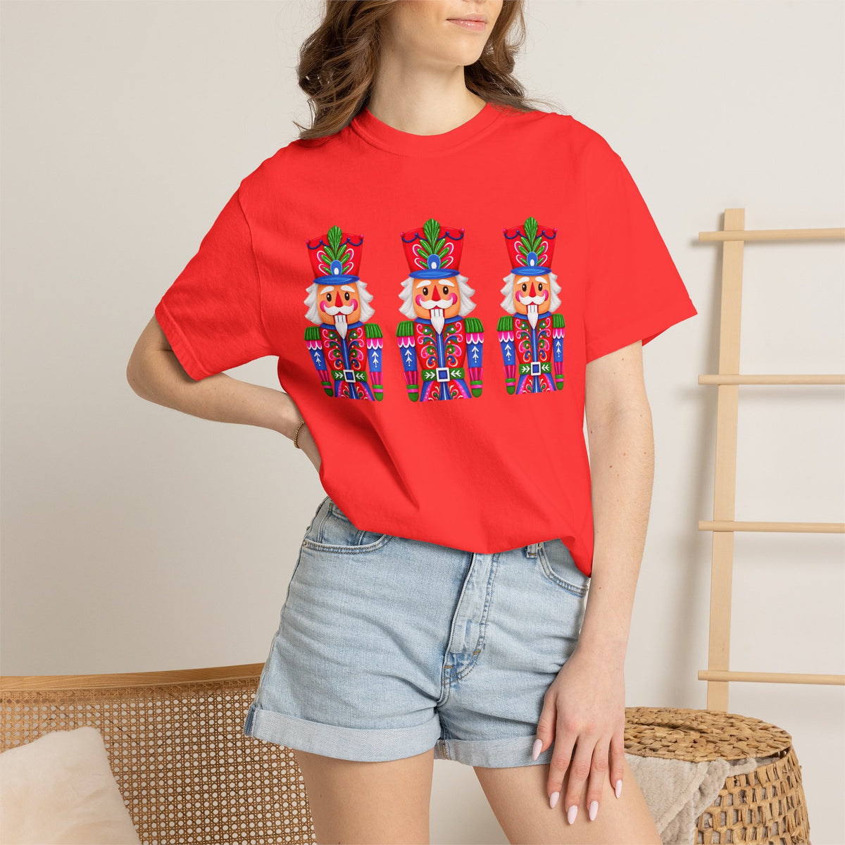 Nutcracker Trio T-shirt — Festive Christmas Holiday Tee