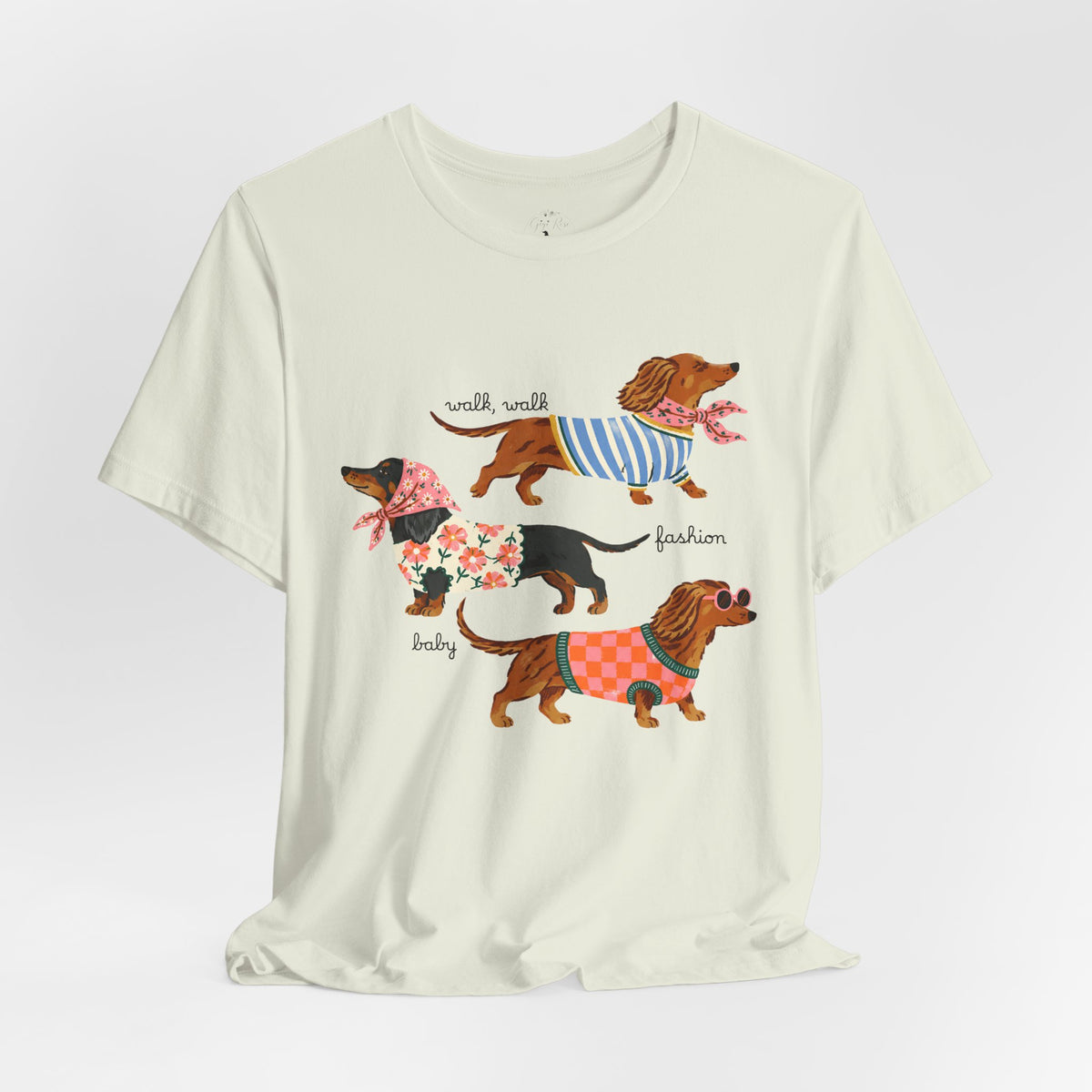 Dachshund Trio Graphic Tee — Cute Wiener Dog Shirt