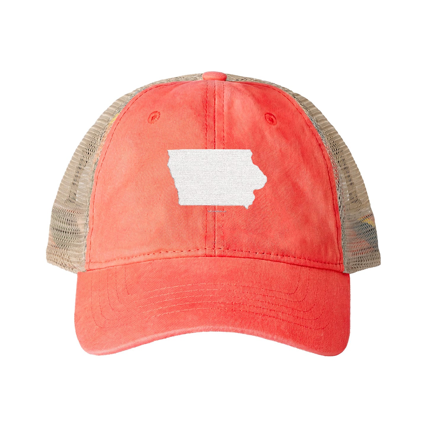 Iowa Women's Washed Mesh-Back Cap