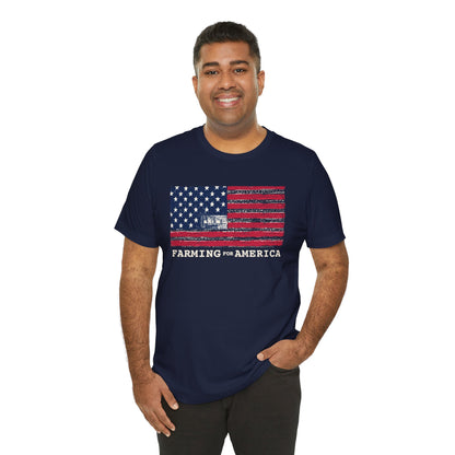 Farming for America Flag Tee