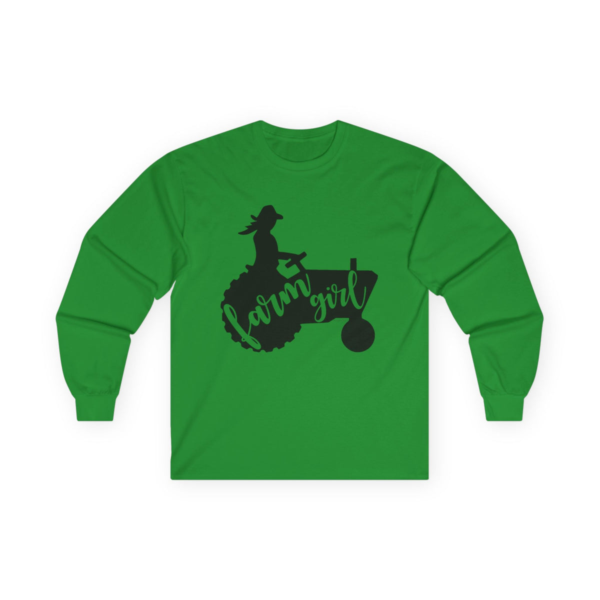 Farm Girl Tractor Long Sleeve Tee