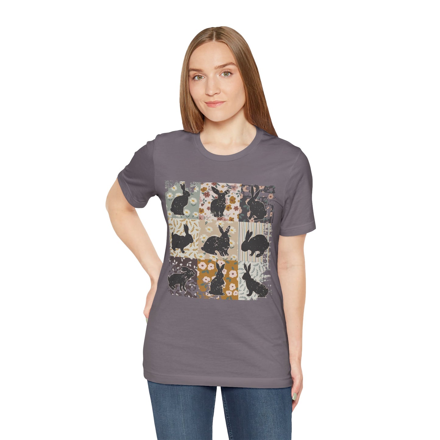 Boho Bunny T-Shirt — Easter Rabbit Graphic Tee