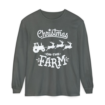 Christmas on the Farm Unisex Ultra Cotton Long Sleeve Tee