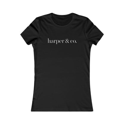 Women's Favorite Tee — Harper & Co. Minimalist Logo T-Shirt
