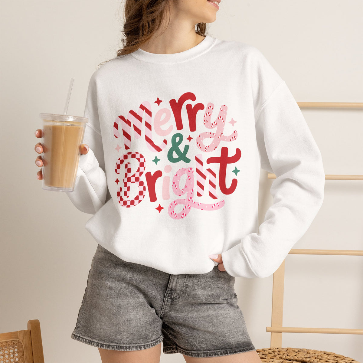 Merry & Bright Christmas Sweatshirt