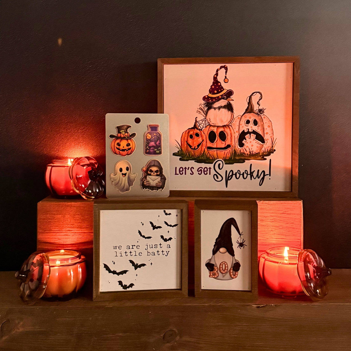 Drunkin Pumpkin Farmhouse Candle - Pumpkin Vessel Fall Decor