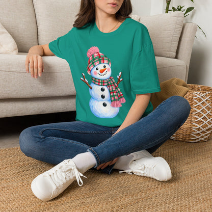 Festive Snowman Christmas T-Shirt