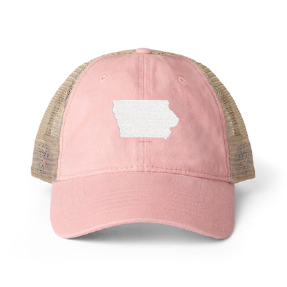 Iowa Women's Washed Mesh-Back Cap