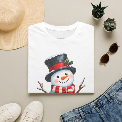 Festive Snowman Christmas T-Shirt