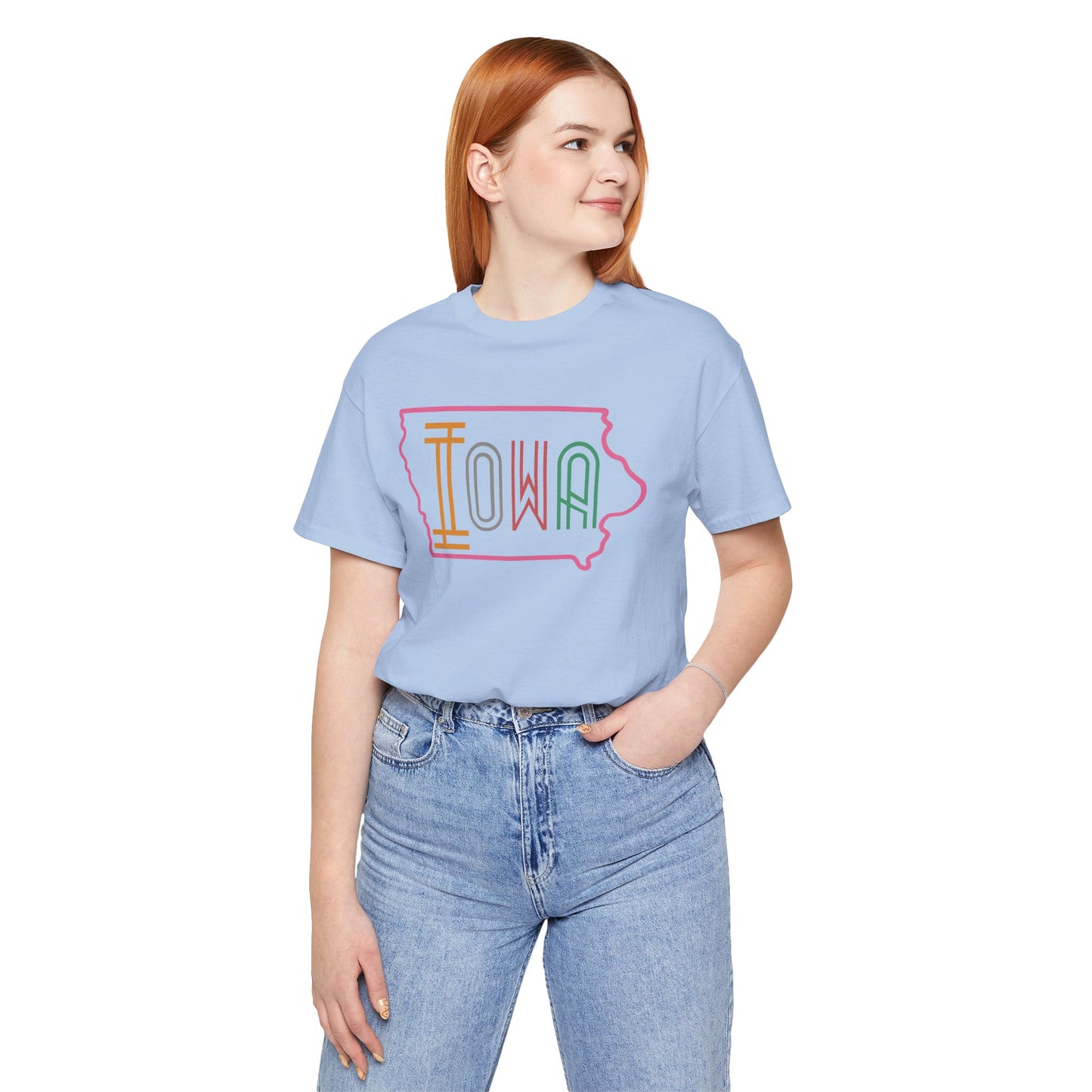 Iowa Pink Unisex Jersey Short Sleeve Tee