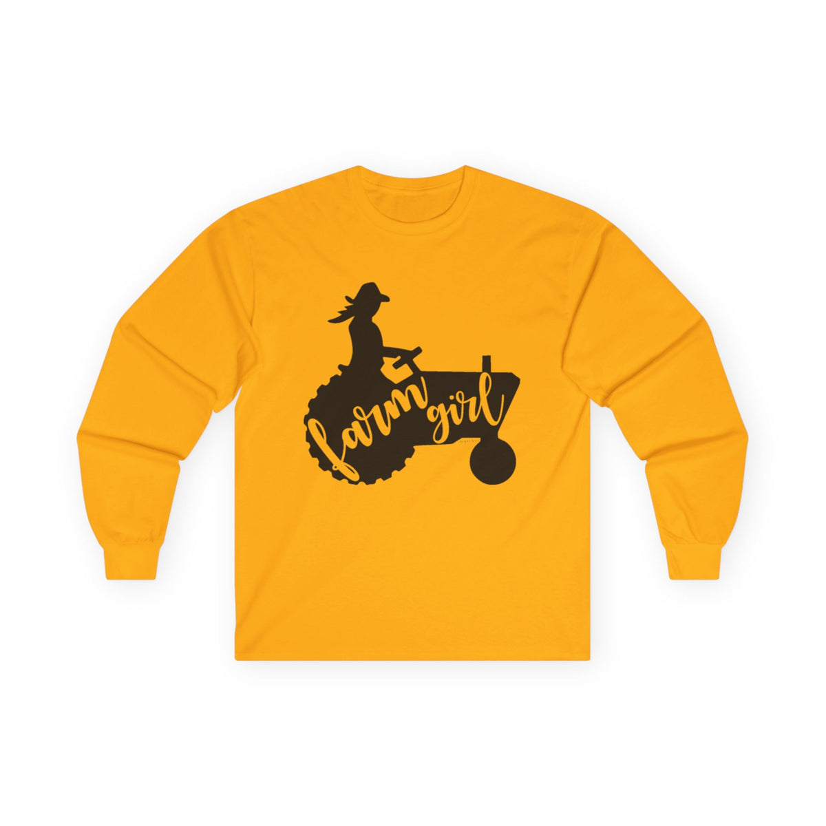 Farm Girl Tractor Long Sleeve Tee