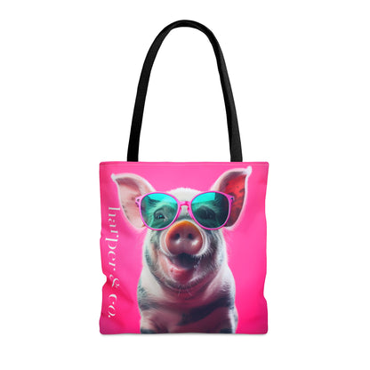 Cool Pig Tote Bag (AOP)