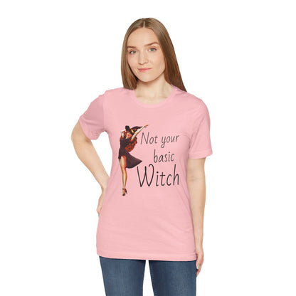 Not Your Basic Witch T-Shirt — Vintage Pinup Witch Tee