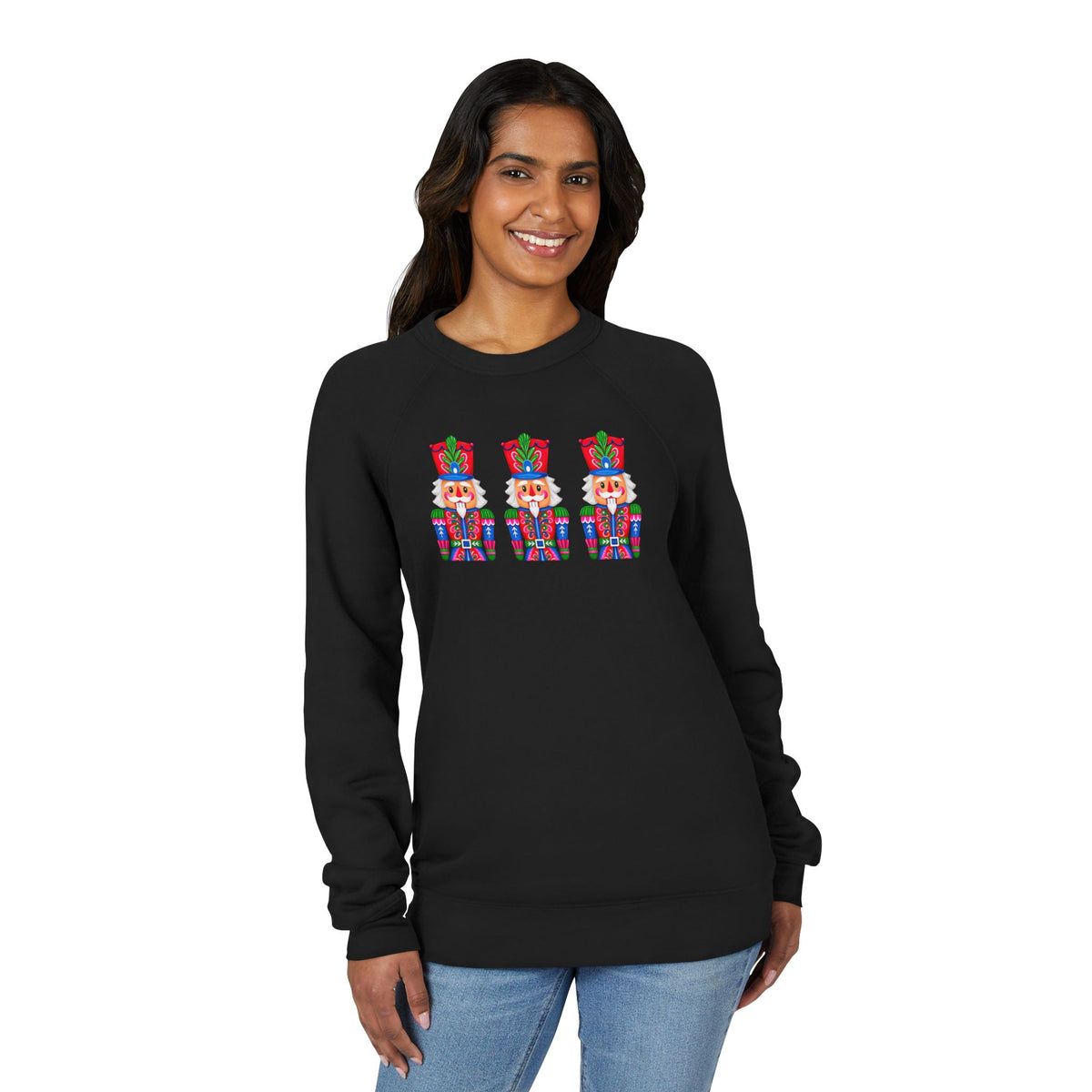 Nutcracker Trio Sweatshirt — Christmas Holiday Crewneck