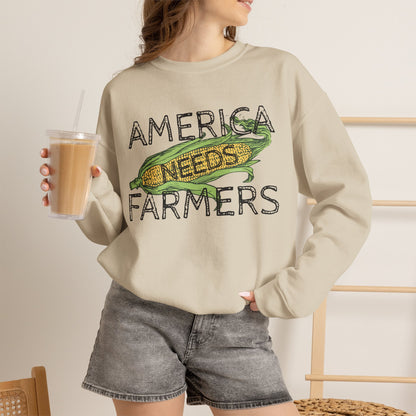 America Needs Farmers Sweatshirt
