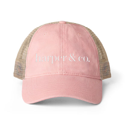Harper & Co. Women's Washed Mesh-Back Cap