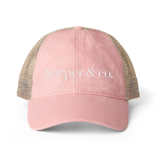 Harper & Co. Women's Washed Mesh-Back Cap