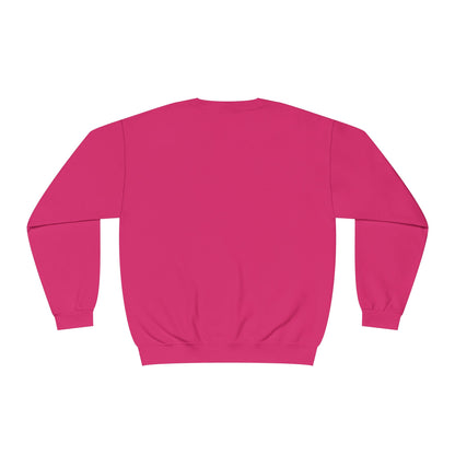 Merry Christmas Pink Santa Believe Crewneck Sweatshirt