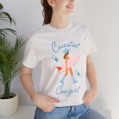 Coastal Cowgirl Surf Tee — Surfing Cowgirl Graphic T-Shirt