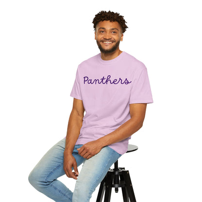 Panthers Script Garment Dyed T-Shirt