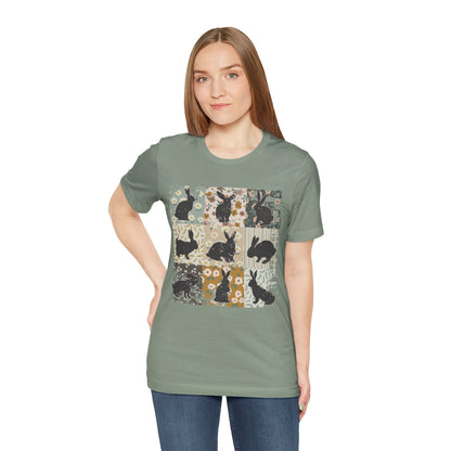 Boho Bunny T-Shirt — Easter Rabbit Graphic Tee