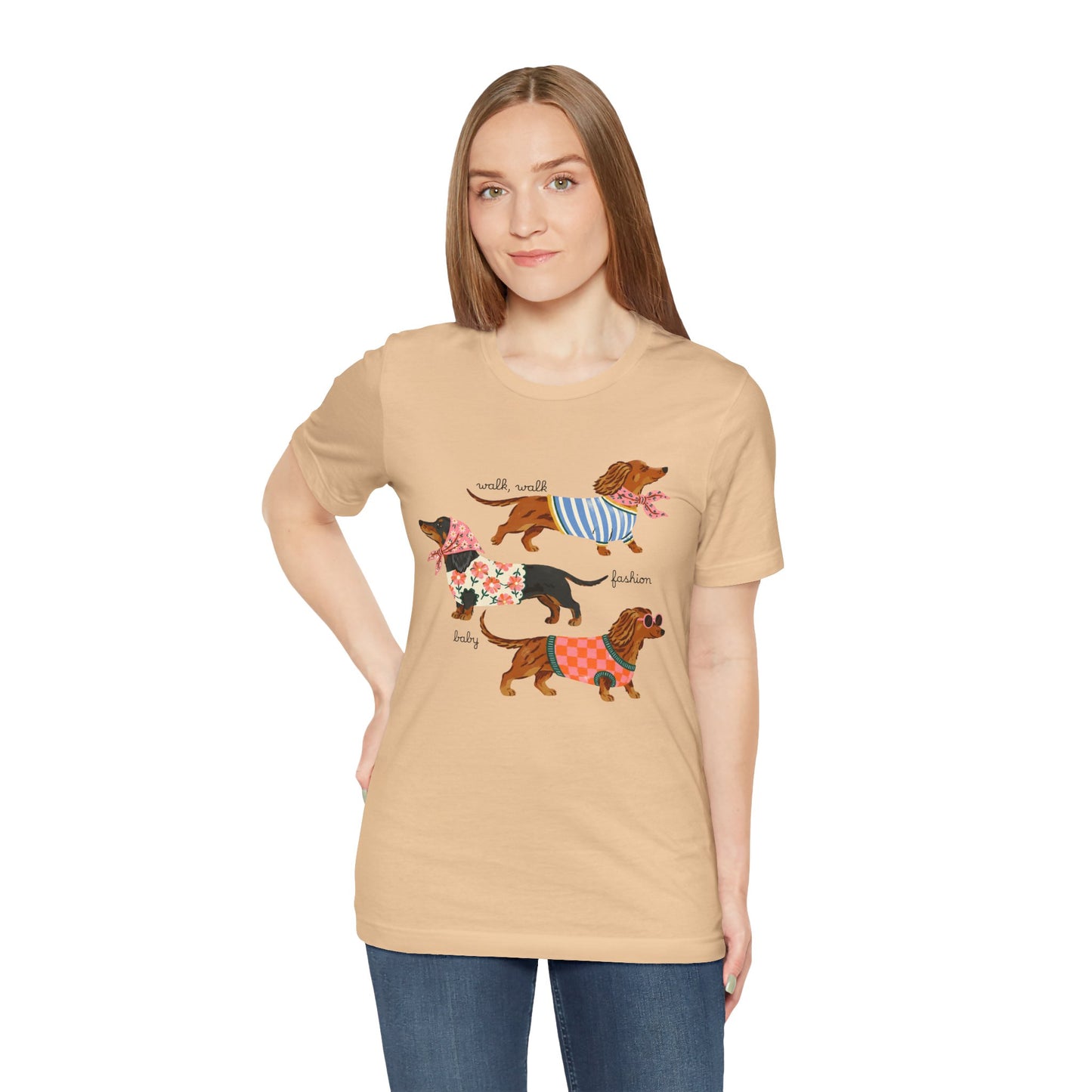 Dachshund Trio Graphic Tee — Cute Wiener Dog Shirt