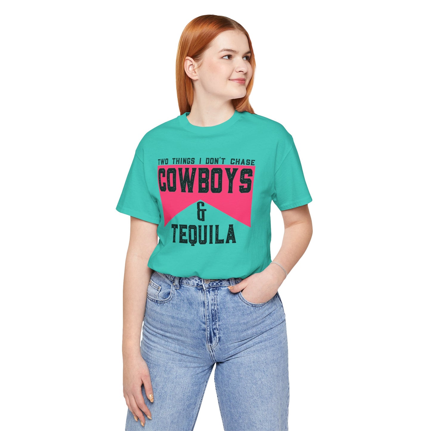 Cowboys & Tequila Graphic Tee — Western Rodeo Country Shirt