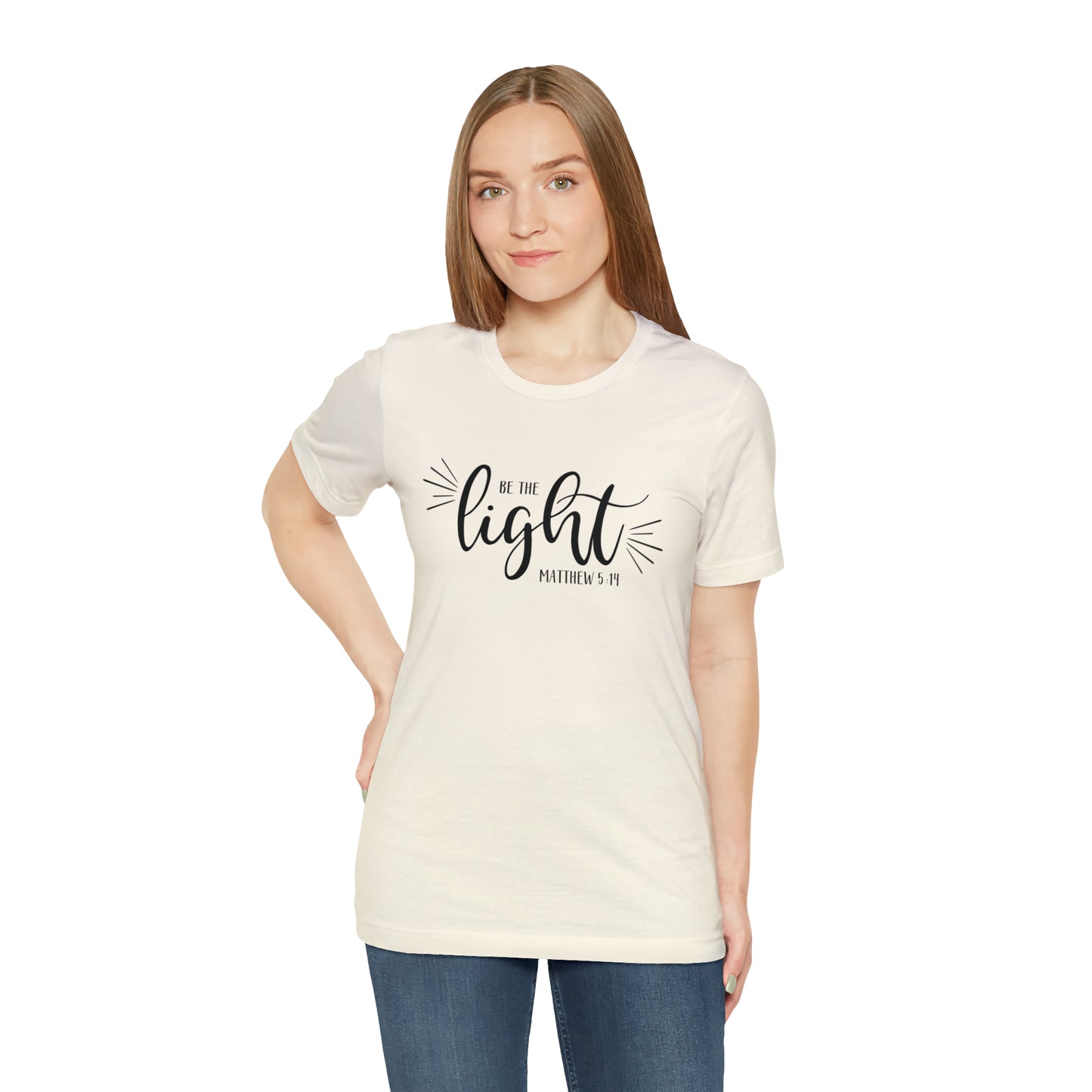 Be the Light Unisex Jersey Short Sleeve Tee