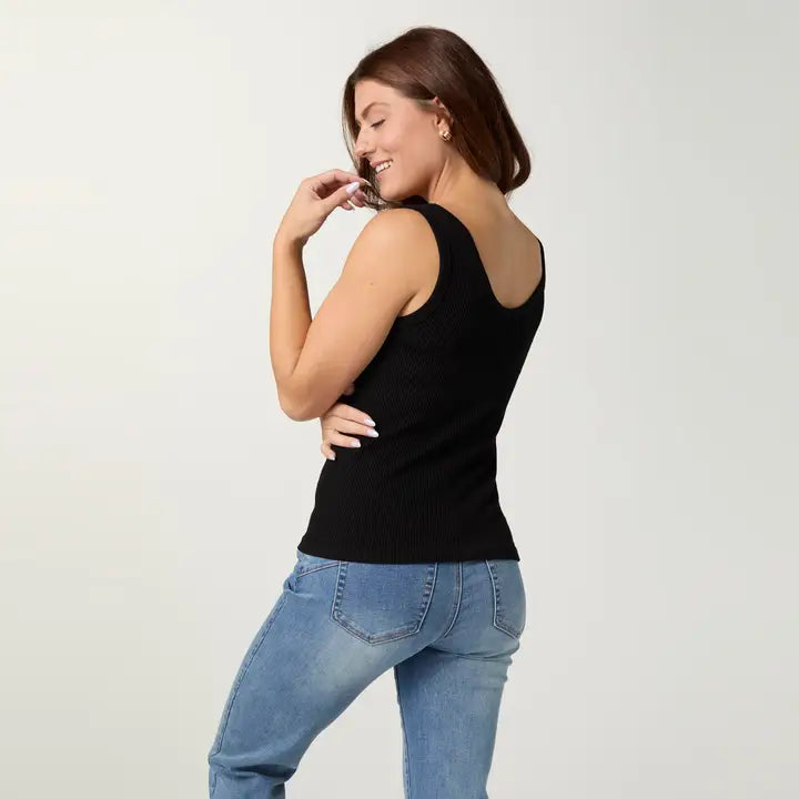 Ultra-Lush Reversible Seamless Ribbed Tank