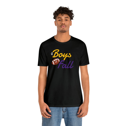 Boys of Fall Football Patch Unisex Softstyle T-Shirt