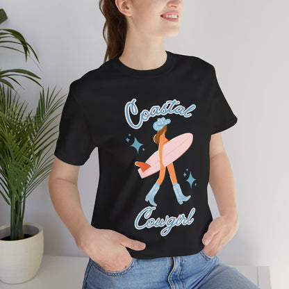 Coastal Cowgirl Surf Tee — Surfing Cowgirl Graphic T-Shirt