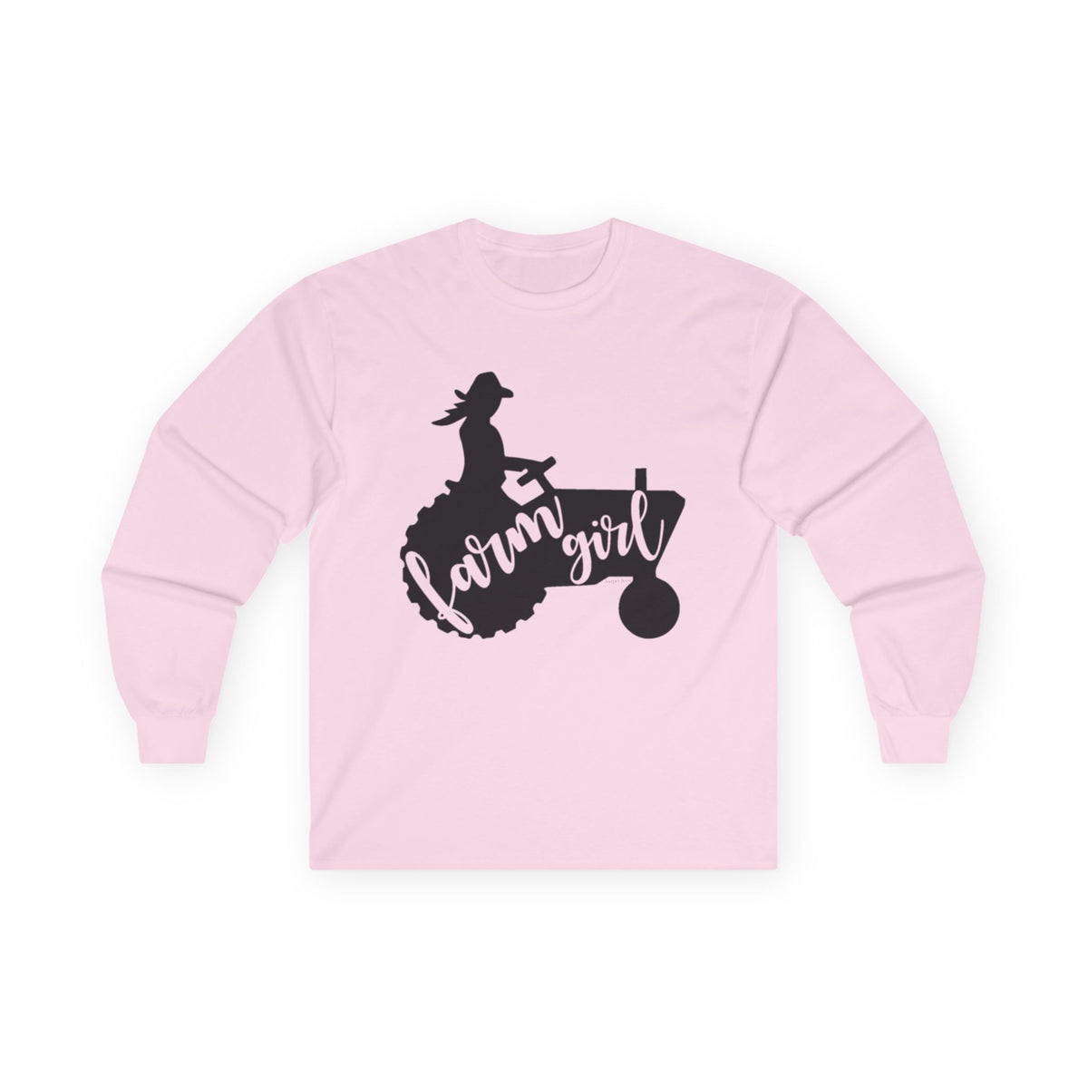 Farm Girl Tractor Long Sleeve Tee