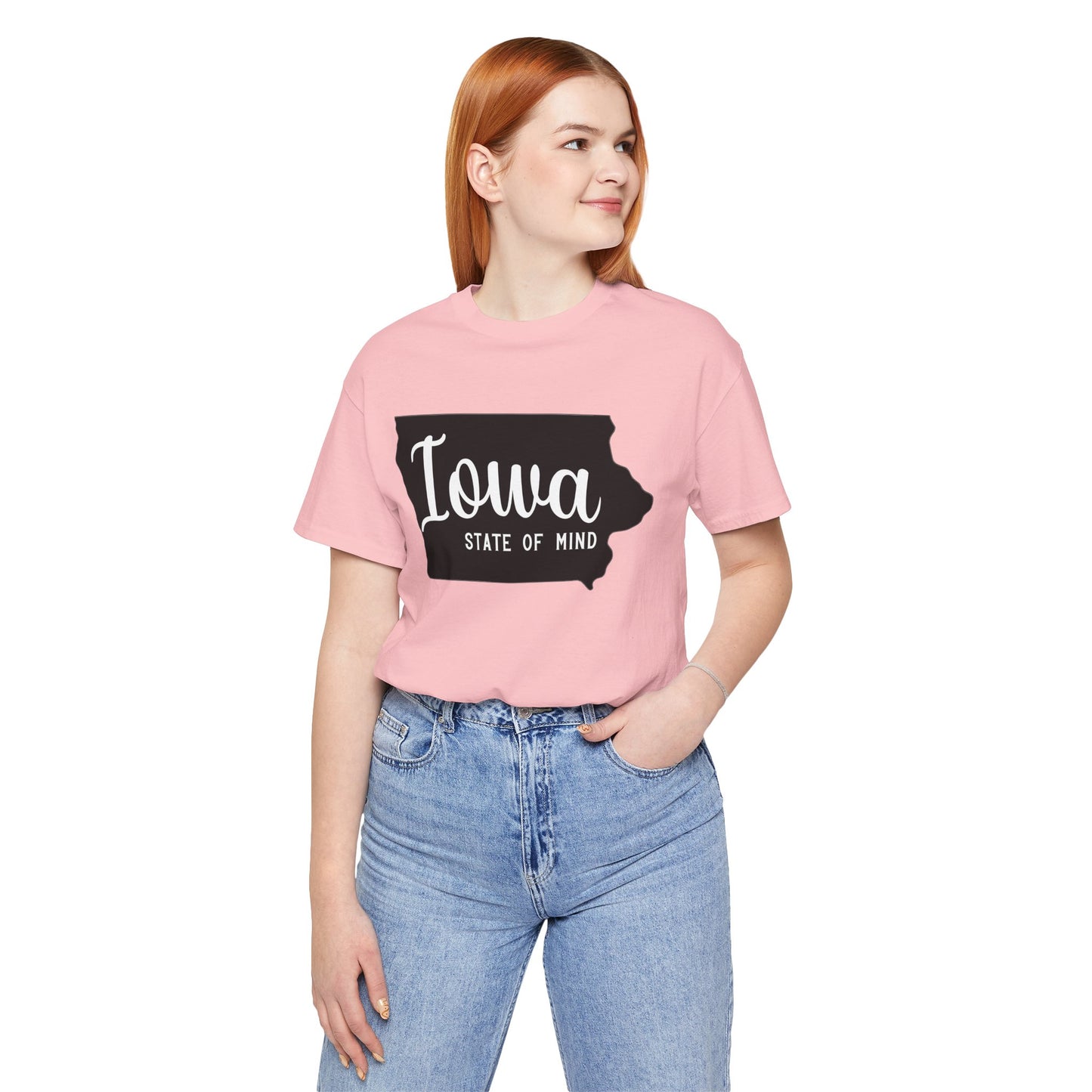 Iowa State of Mind Bella Canvas Jersey Short Sleeve Tee - Multiple Colors