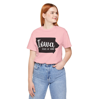 Iowa State of Mind Bella Canvas Jersey Short Sleeve Tee - Multiple Colors