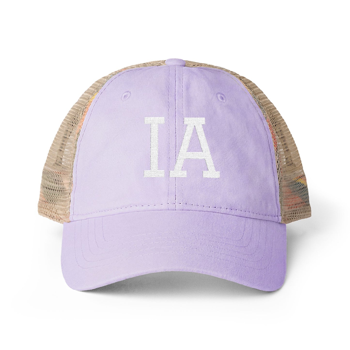 IA Iowa Washed Mesh-Back Cap