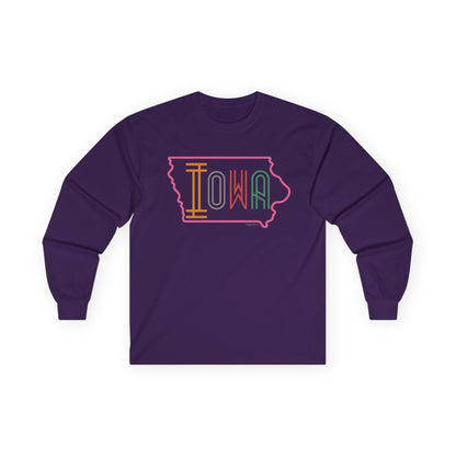 Iowa Bright Graphic Long Sleeve Tee