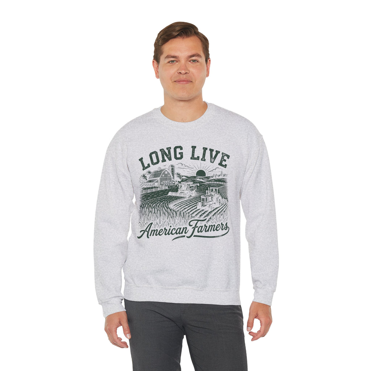 Long Live American Farmers Crewneck Sweatshirt