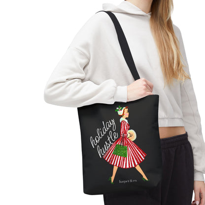Holiday Hustle Christmas Fashion Tote Bag