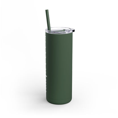 harper & co. matte Skinny Tumbler with Straw, 20oz