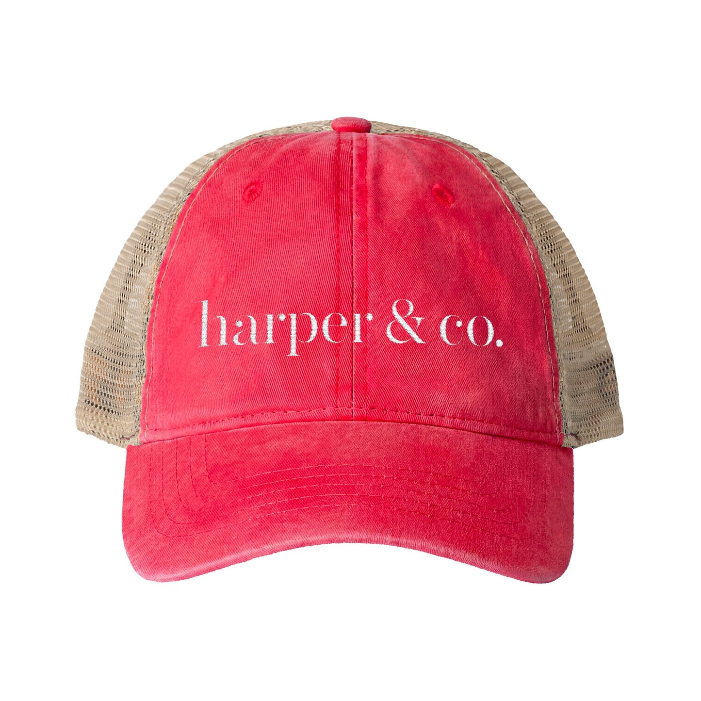 Harper & Co. Women's Washed Mesh-Back Cap